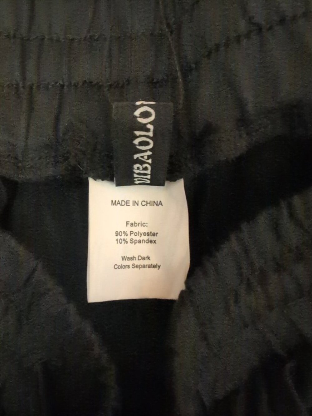 Dibaolong Pants Women's 3XL Black Elastic Drawstring Waist Wide Leg Comfy NWT - Picture 4 of 7